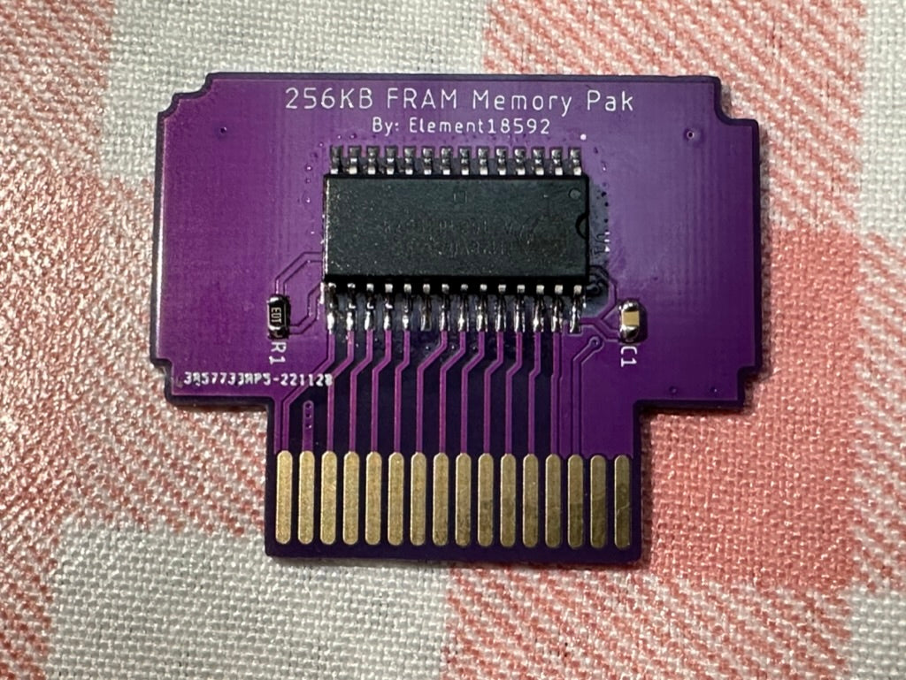N64 FRAM Controller Pak